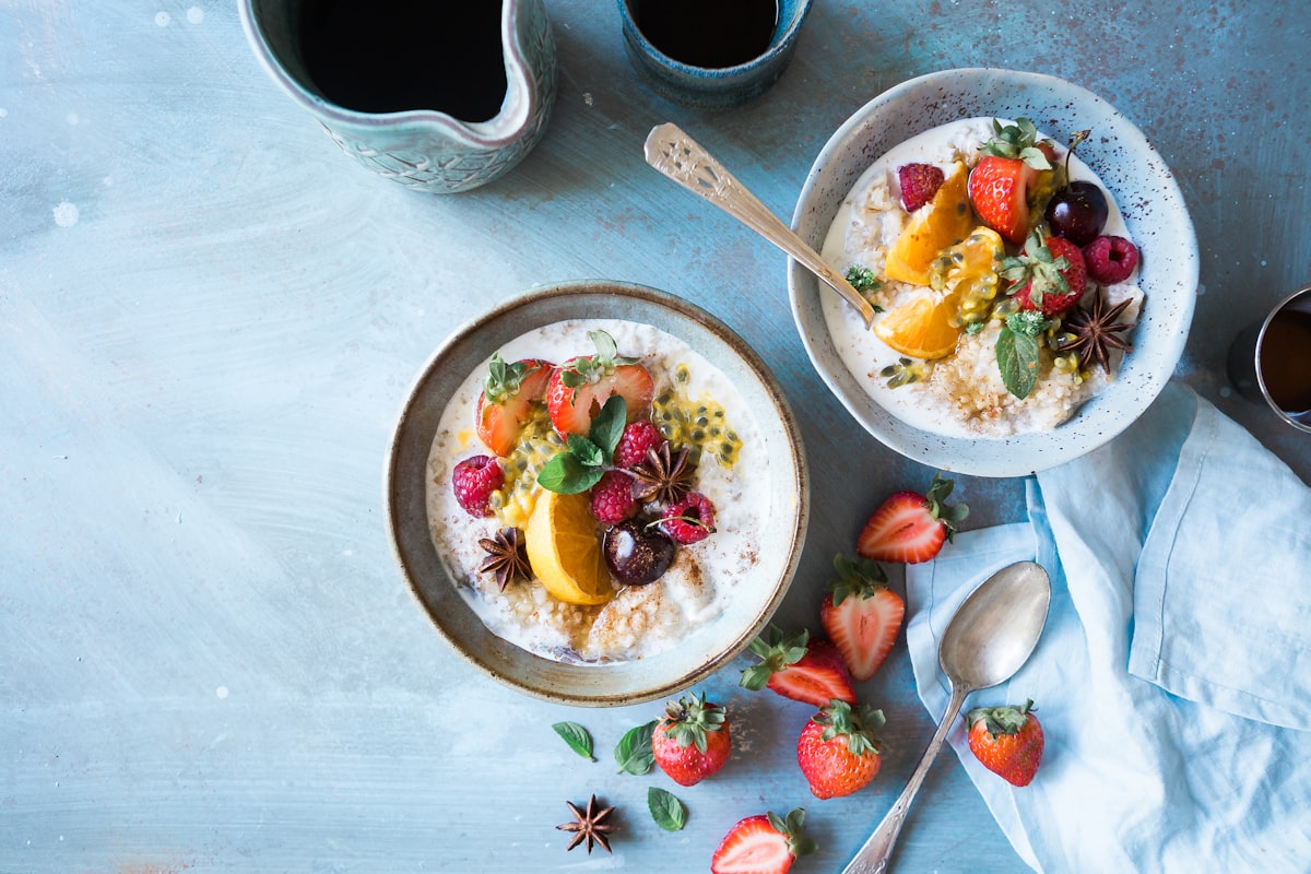Nutrient-rich fresh vegetables and whole foods
